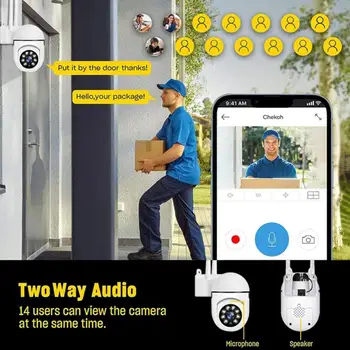 Пълен Ip камера Умен Дом следи бебето 720p видео Камери за наблюдение В реално време, Безжична Wifi Камера с 4-кратно Цифрово увеличение Hd