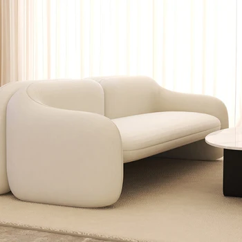 Луксозен скандинавски диван за хол, с Модерен минималистичен диван за хол, европейският диван за хол, Уютна офис мебел, Украса в стил Согджорно