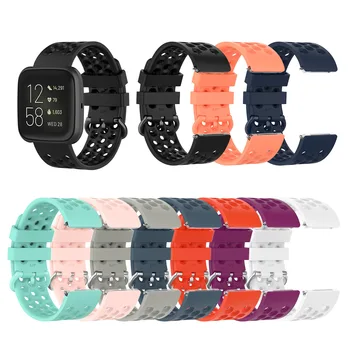 Взаимозаменяеми каишка за часовник Fitbit Versa 2 Versa SE, дишаща спортен гривна за смарт часа Fitbit Versa Lite, гривна