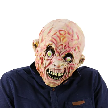 Ужасно реалистична маска зомби на Хелоуин, на карнавалните костюми на ужасите, шапки за парти, от духове Къща, подпори за cosplay