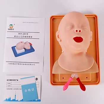 До bix-J3A Детски Манекен За Спешни Обучение Образователен Продукт От PVC Материал на Обновения Модел на Интубация на Трахеята Бебе