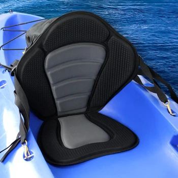 Новата седалка за каране на каяк с удобна мека облегалка, спортна възглавница за подкрепа на облегалката, за да проверите за рафтинг и риболов на открито