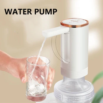 Електрическа помпа-вода опаковка Сгъваем USB-кабел за зареждане бочковый водна помпа с кнопочным на горивото за вашия домашен офис Преносим помпа за питейна вода