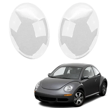 За VW Beetle 2006-2012 Корпус лявата светлини Лампа Прозрачен Капак на обектива Капак фарове Аксесоари
