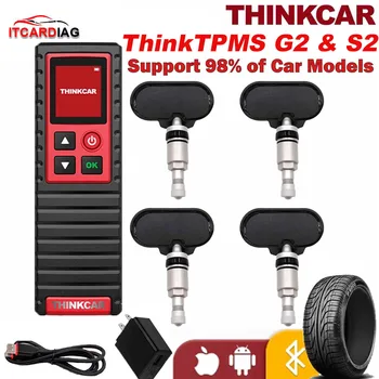 ThinkCar THINKTPMS G2 & S2 2 in1 Инструмента за Диагностика на Налягането в автомобилните гумите 315 Mhz 433 Mhz Autimotive ГУМИТЕ Обучение програмиране на Сензора