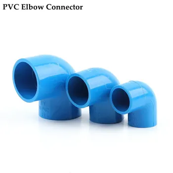 2 елемента Конектори за Тръби от PVC I. D 20 ~ 90 мм Конектори за Коленете на PVC Тръби За Водоснабдяване на 90 градуса Адаптер За Колянна Става Фитинги За Тръби