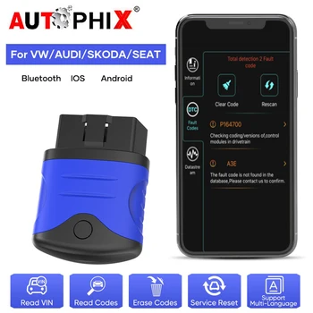 AUTOPHIX 3310 Bluetooth OBD2 Диагностичен Скенер, Четец за Кодове на Всички Системи Отменя Масло ABS, SRS Инструменти за Пълно Сканиране на Системата За VW Skoda