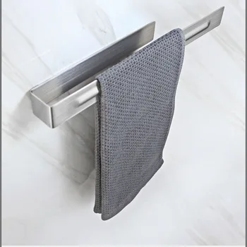 Аксесоари за баня Стенни закачалка за кърпи от метал 304 Закачалка за сушене на хавлии от неръждаема стомана