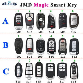 JYGC JMD Magic Key Smart Remote за VW, Mazda, Audi, Hyundai, Nissan, Dodge, Ford, Toyota, Honda Флип MQB DF A6 B5 Ключ в стил DS 4 В 1