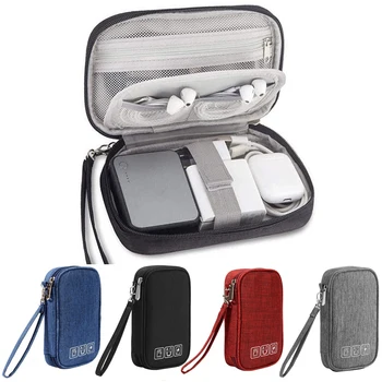 Преносима чанта-органайзер за съхранение на водоустойчив калъф, кабел, USB-приспособления за носене, цифровият опесъчаване машина, пътни чанти за багаж, аксесоари за пушачи