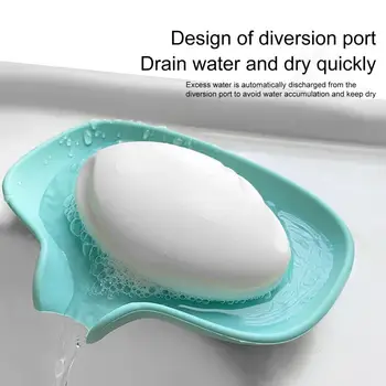 Универсален препарат за съдове нескользящий отводной порт Текстурный дизайн препарат за съдове за баня, Държач за сапун, препарат за съдове