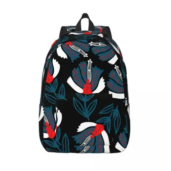 Училищна чанта, ученическа раница, ретро цветя раница на рамото, чанта за лаптоп, училищен раница