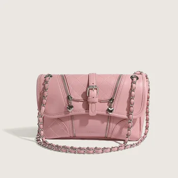 Тенденцията 2023 Дамска чанта за през рамото от мека изкуствена кожа, луксозна дизайнерска чанта, портфейл, елегантна женствена чанта-месинджър в ретро стил за жени
