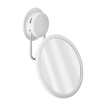 Огледало за грим на присоске, джобно творческа козметично огледало, завъртащо се на 360 градуса, монтиране на преносимо огледало за баня