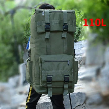 Голяма мъжки туристическа чанта обем 110 л, походный раница, мъжки армейски раница за катерене на открито, Походный раница за пътуване, мъжки тактическа чанта за багаж