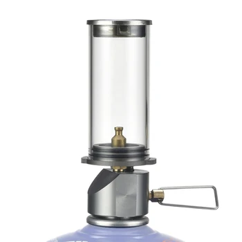 Лампа с бутановым газ, фенер за употреба на открито Само за пикник, самостоятелна лампа за къмпинг, преносими горелки, лампа