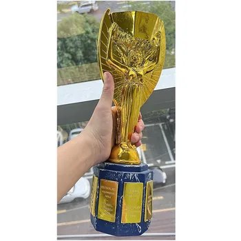 Футболна купа на Жул на Рим, на трофея, футболен спомен височина 36 см, Англия, Бразилия, Италия
