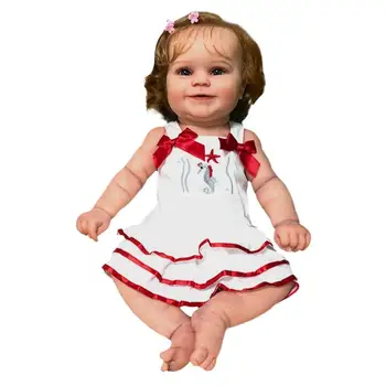 23 'Кукли Реборнс Подарък за момичета, интерактивна мека играчка за развитие на цялото тяло, директна доставка