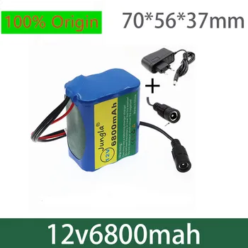 Нови оригинални зарядни батерии 12 v 6,8 а 6800 mah 18650, защитено с една литиева батерия bms + зарядно устройство 12,6 В
