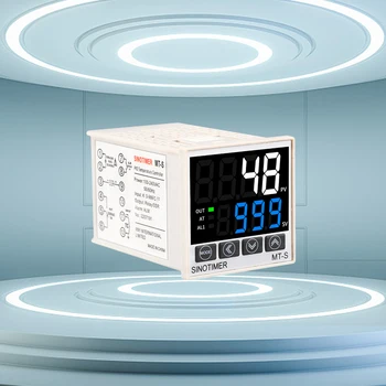 Интелигентен PID-регулатор на температурата, релеен изход AC100-240V, дигитален регулатор на температурата, термопара Kj E 50/60 Hz, с аларма
