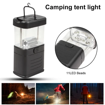 Led лампа за къмпинг фенер за палатка на батерии, уличен фенер за къмпинг фенер за риболов, походи, фенер за нощни работа