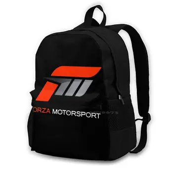 Fm Sport Great Series 07, Раница за тийнейджъри, студенти, Пътни чанти за лаптоп, Horizon Car Motorsport, Състезателни автомобили Състезателна игра, Игри