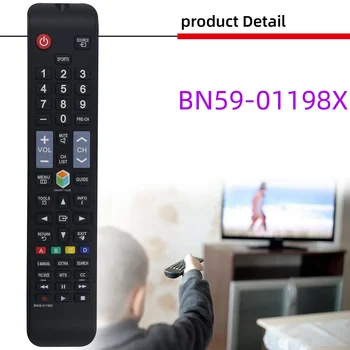 BN59-01198X Замени дистанционно управление за Samsung Smart TV UN40J6200 UN40J6300 UN55J6200 HDTV SUHD TV UN40J520D 5500 серия