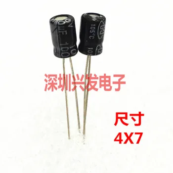 10v100uf нов включване електролитни кондензатор 100 uf 10 В 4x7 5x7