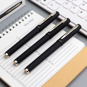 Гел писалка с голям капацитет 0.5/0.7/1.0 мм Бизнес химикалка за подпис, каллиграфическая писалка, химикалка писалка за училището офис, канцеларски
